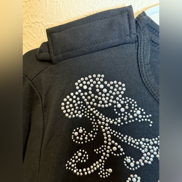 Silverts Black Embellished Long Sleeve Womens Top Assisted Dressing Small NWT - Picture 13 of 16